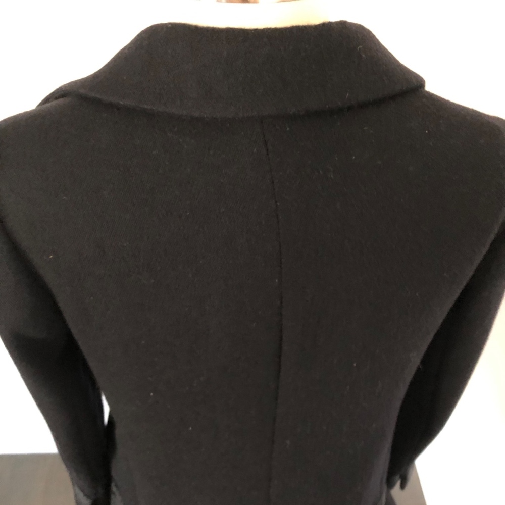 Prada Ruffle Wool Pea Coat - Picture 6 of 8